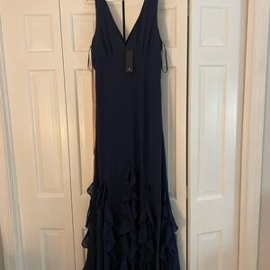 Lulu's Deep Blue Maxi Dress